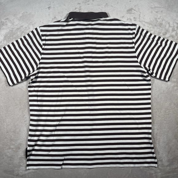 Ralph Lauren Polo‎ Golf Brown Striped Short Sleeve Pima Cotton Mens XL - Picture 5 of 7